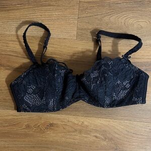 Adore Me Elegant Black Lace Bra